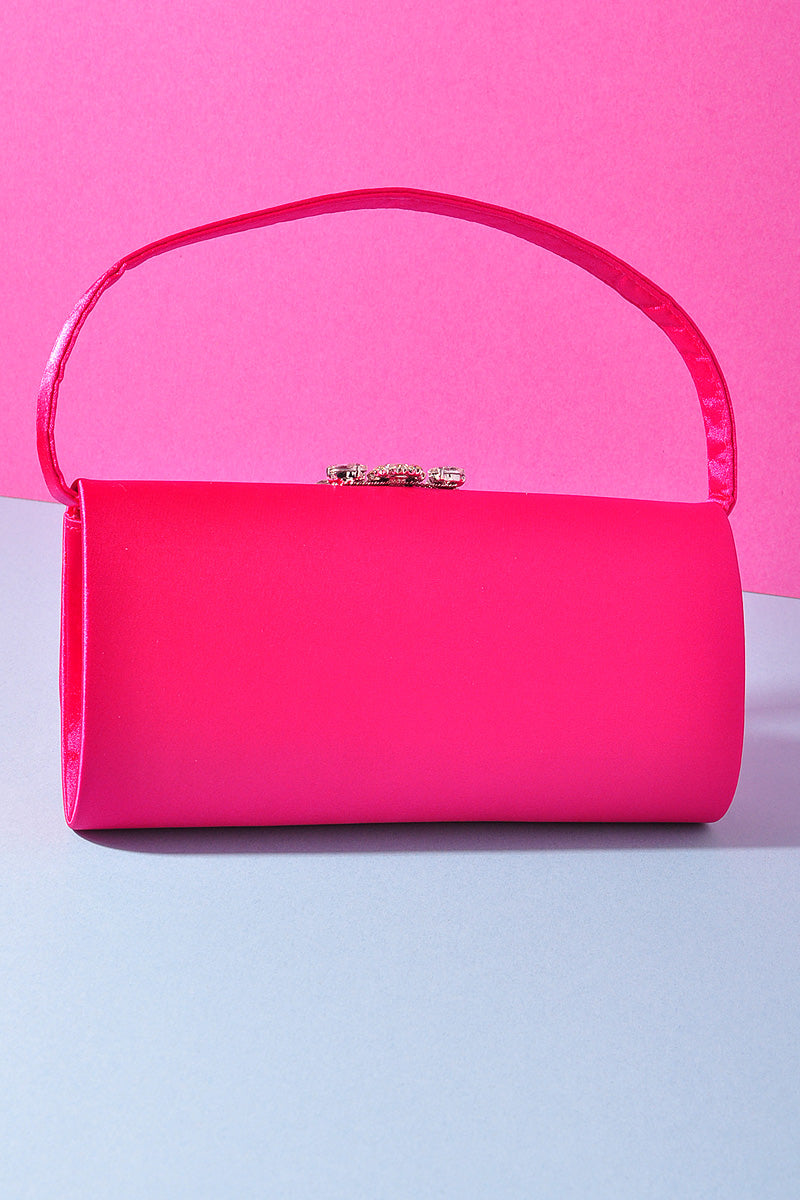 SMOOTH CRYSTAL STONE DESIGN CROSSBODY BAG