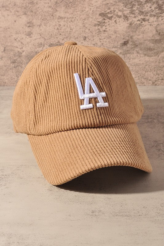 CORDUROY LA FASHION BALL CAP