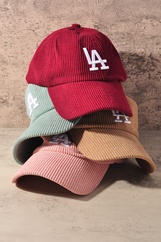 CORDUROY LA FASHION BALL CAP