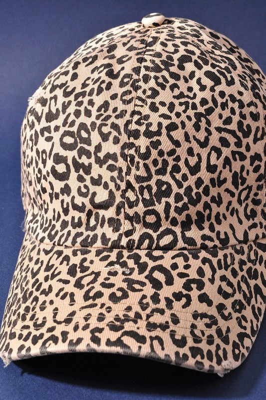 Leopard Print Baseball Cap