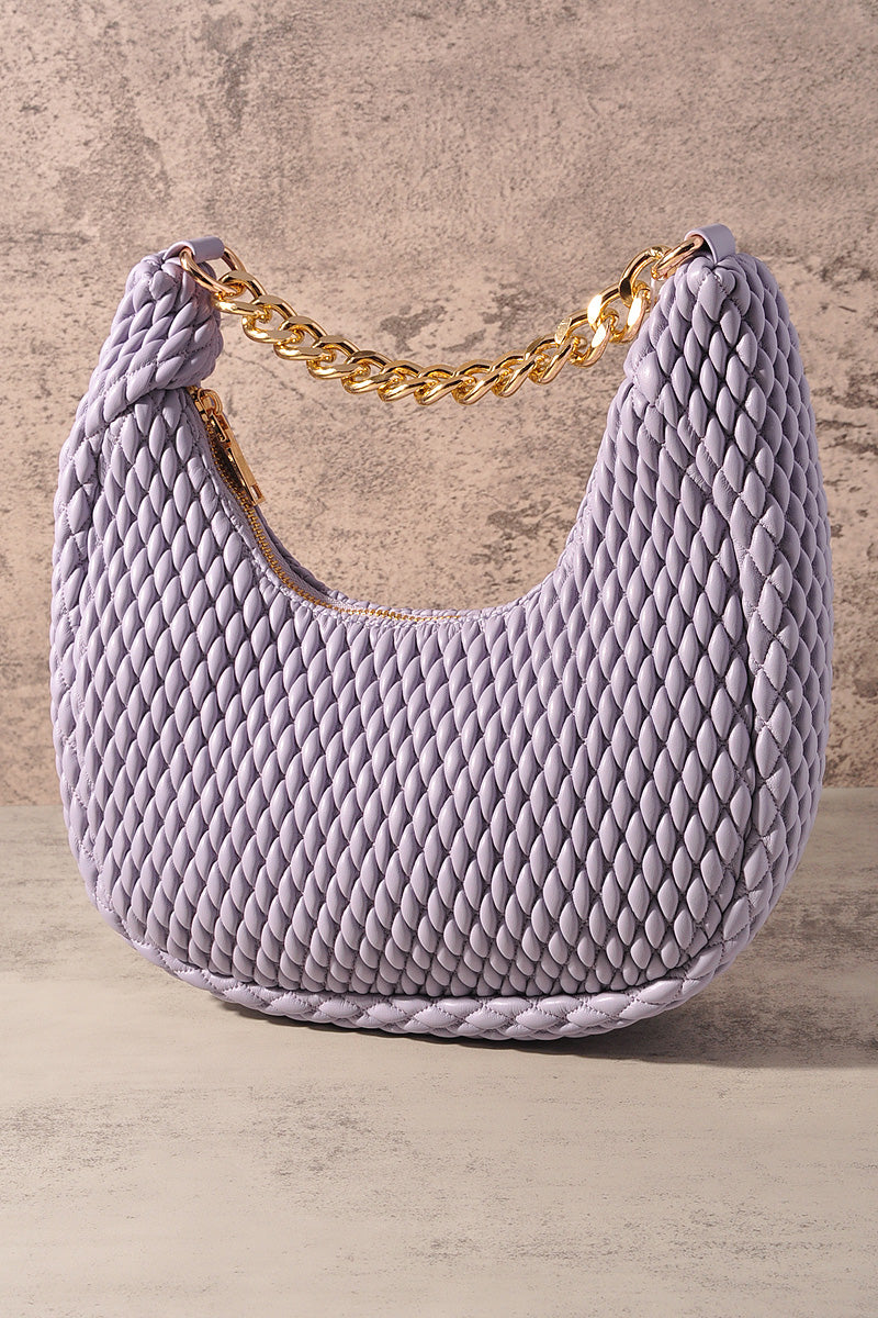 FASHION ZIPPER JADE CROSSBODY BAG