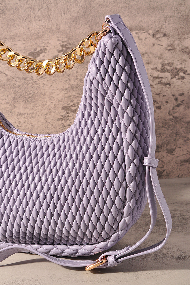 FASHION ZIPPER JADE CROSSBODY BAG