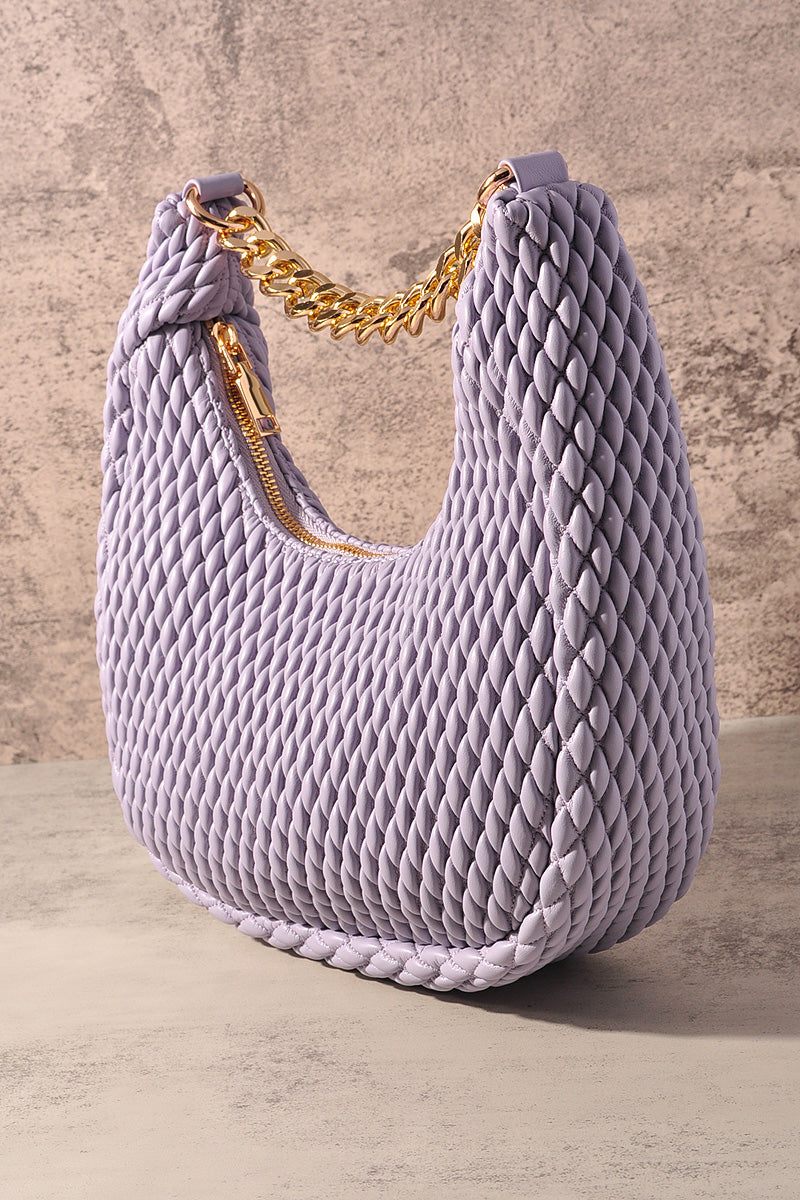 FASHION ZIPPER JADE CROSSBODY BAG