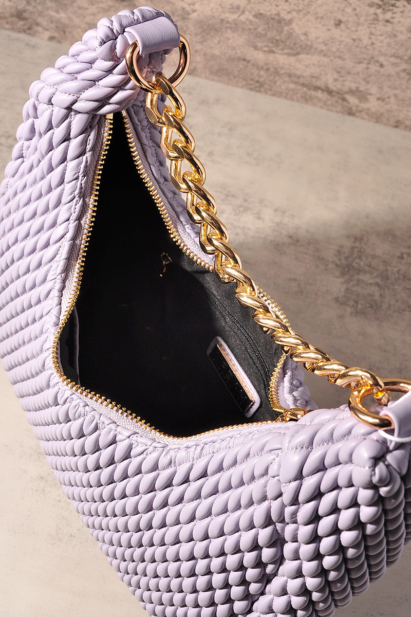 FASHION ZIPPER JADE CROSSBODY BAG