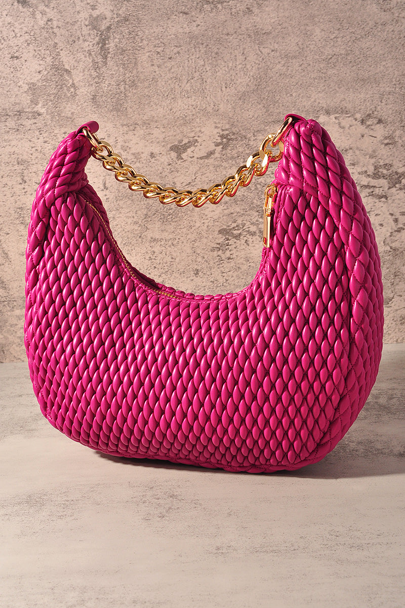 FASHION ZIPPER JADE CROSSBODY BAG