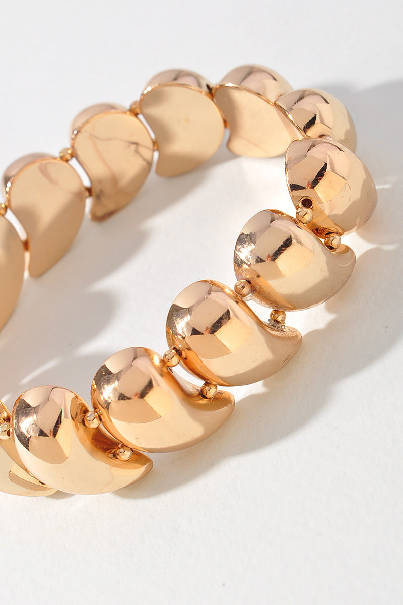 TEARDROP DOME METAL BRACELET