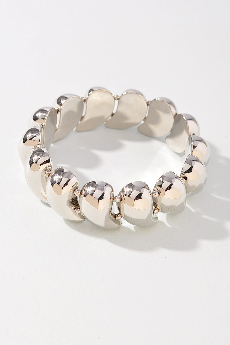 TEARDROP DOME METAL BRACELET