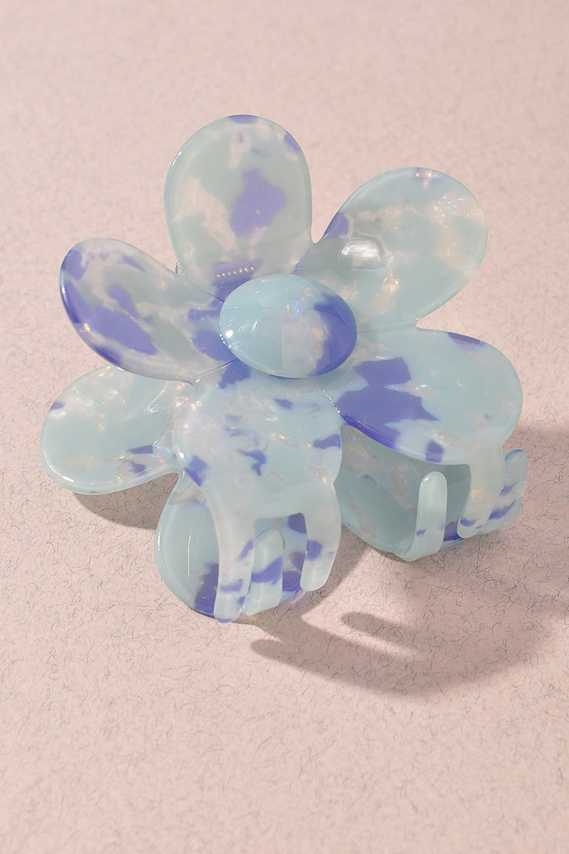FLOWER HAIR JAW CLIPS