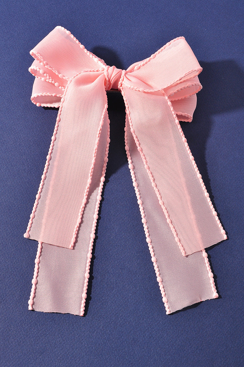TULLE RIBBON BOW HAIR PIN