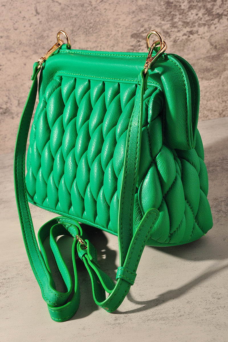 Leather Crossbody Handbag