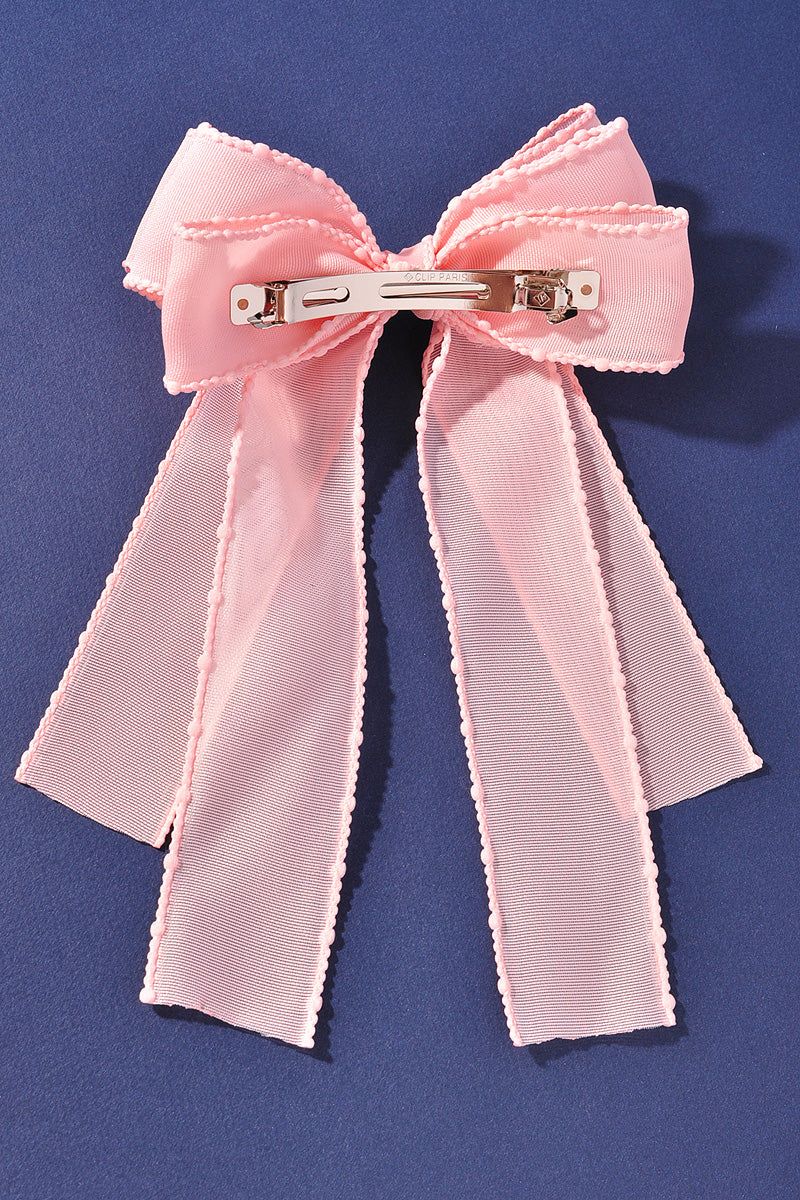 TULLE RIBBON BOW HAIR PIN