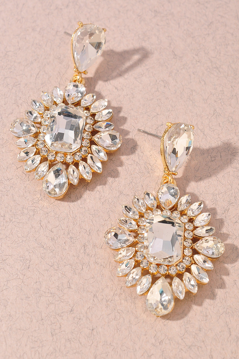 Rhinestone Dangle Earrings