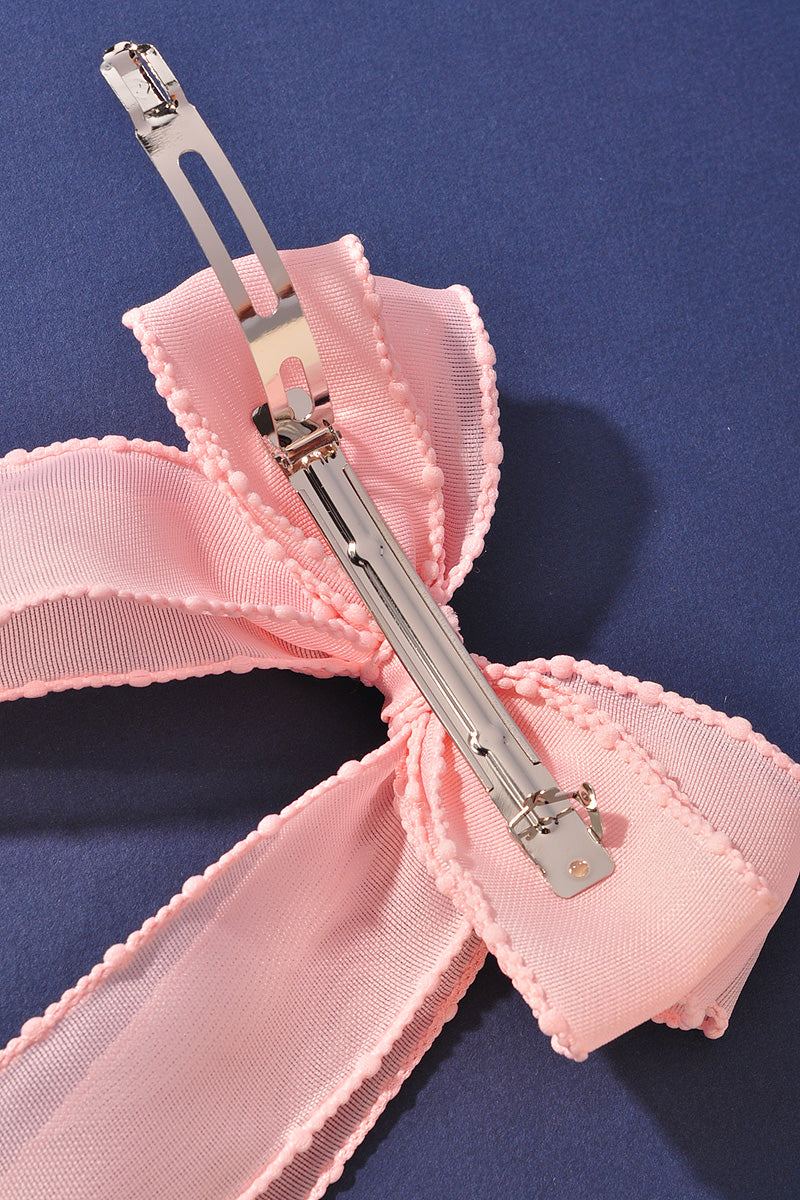 TULLE RIBBON BOW HAIR PIN