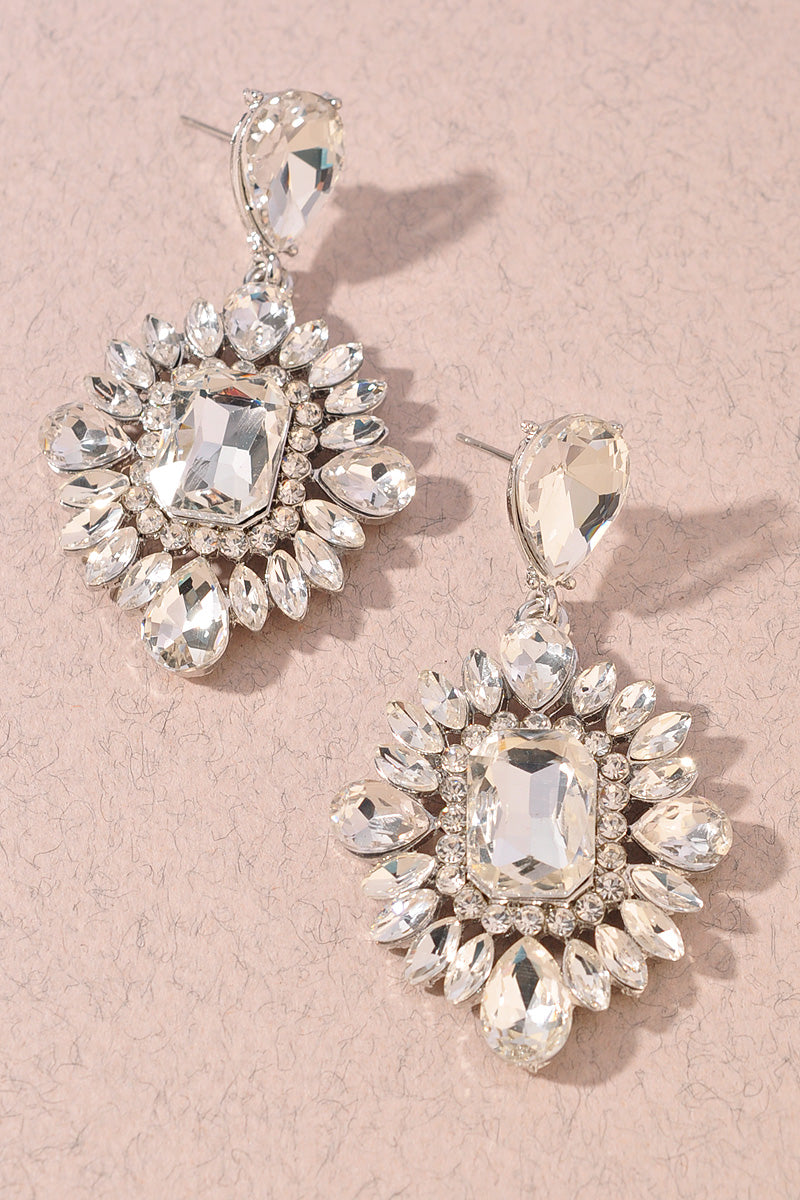 Rhinestone Dangle Earrings