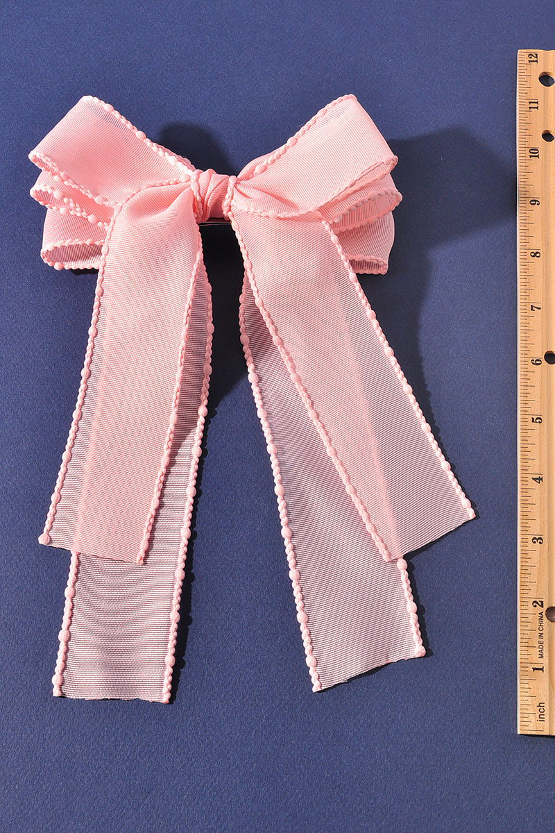 TULLE RIBBON BOW HAIR PIN
