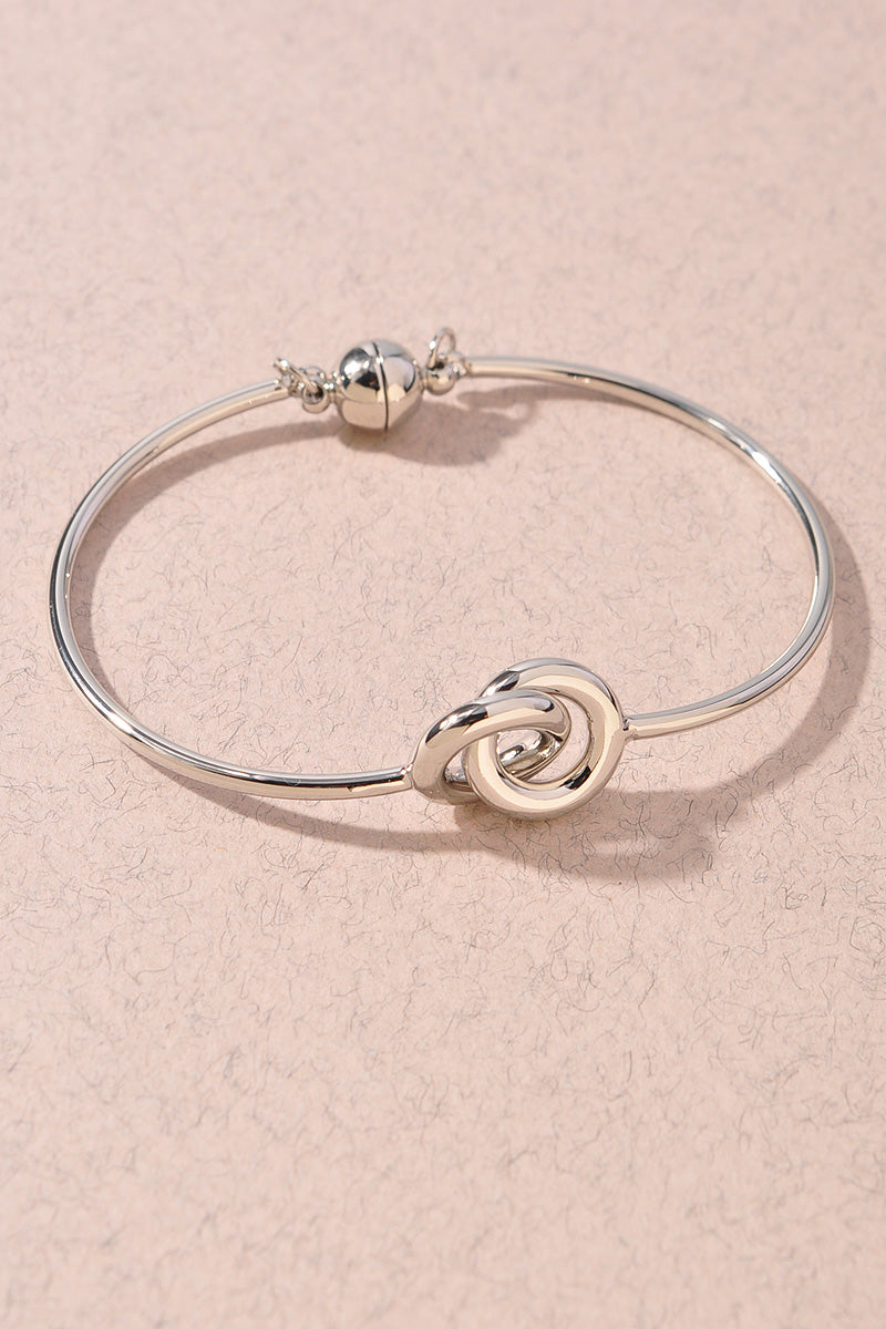 DOUBLE CIRCLE GOLD DIPPED BRACELET