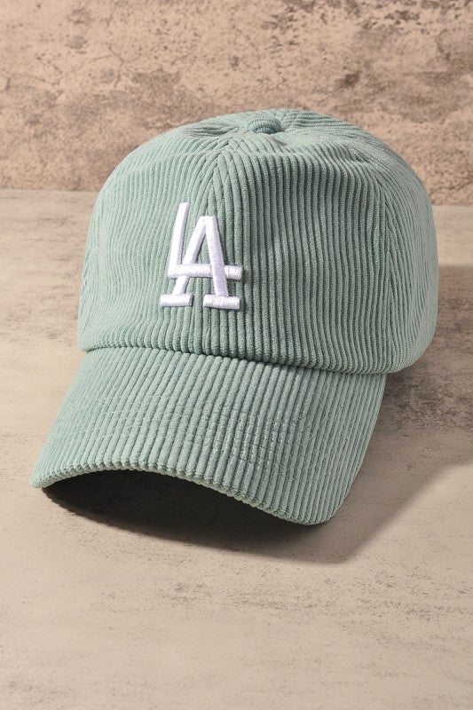 CORDUROY LA FASHION BALL CAP