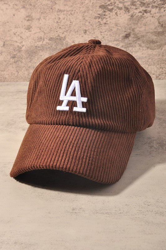 CORDUROY LA FASHION BALL CAP