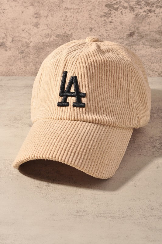 CORDUROY LA FASHION BALL CAP