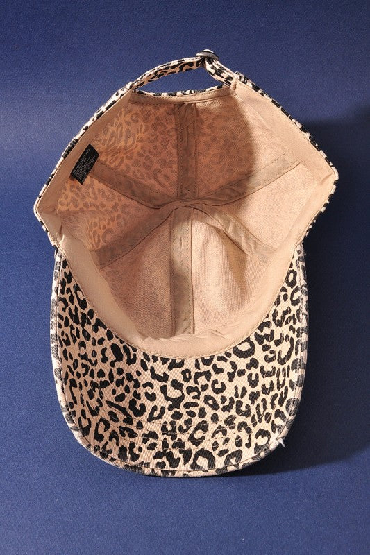 Leopard Print Baseball Cap