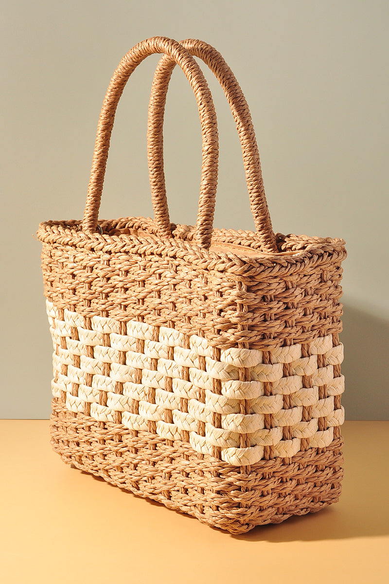 Straw Tote Bag