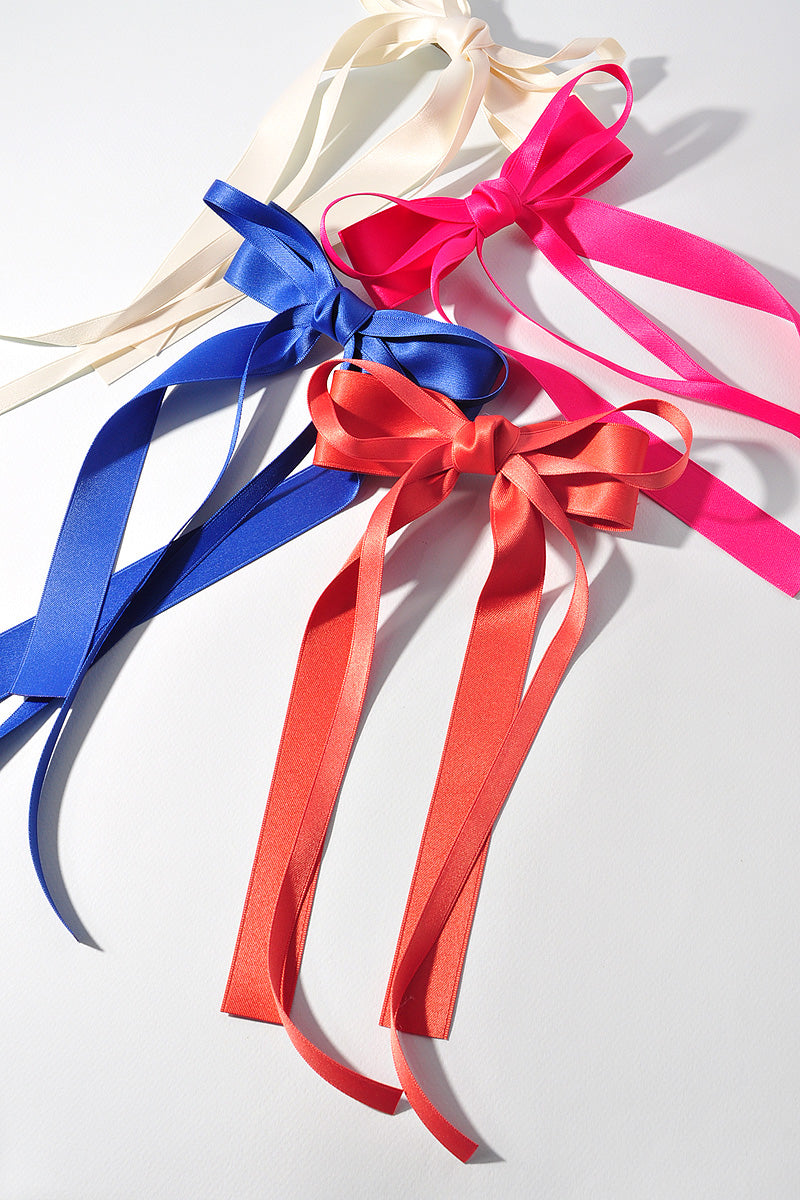 RIBBON HAIR BOW PIN