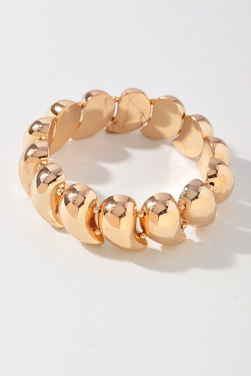 TEARDROP DOME METAL BRACELET