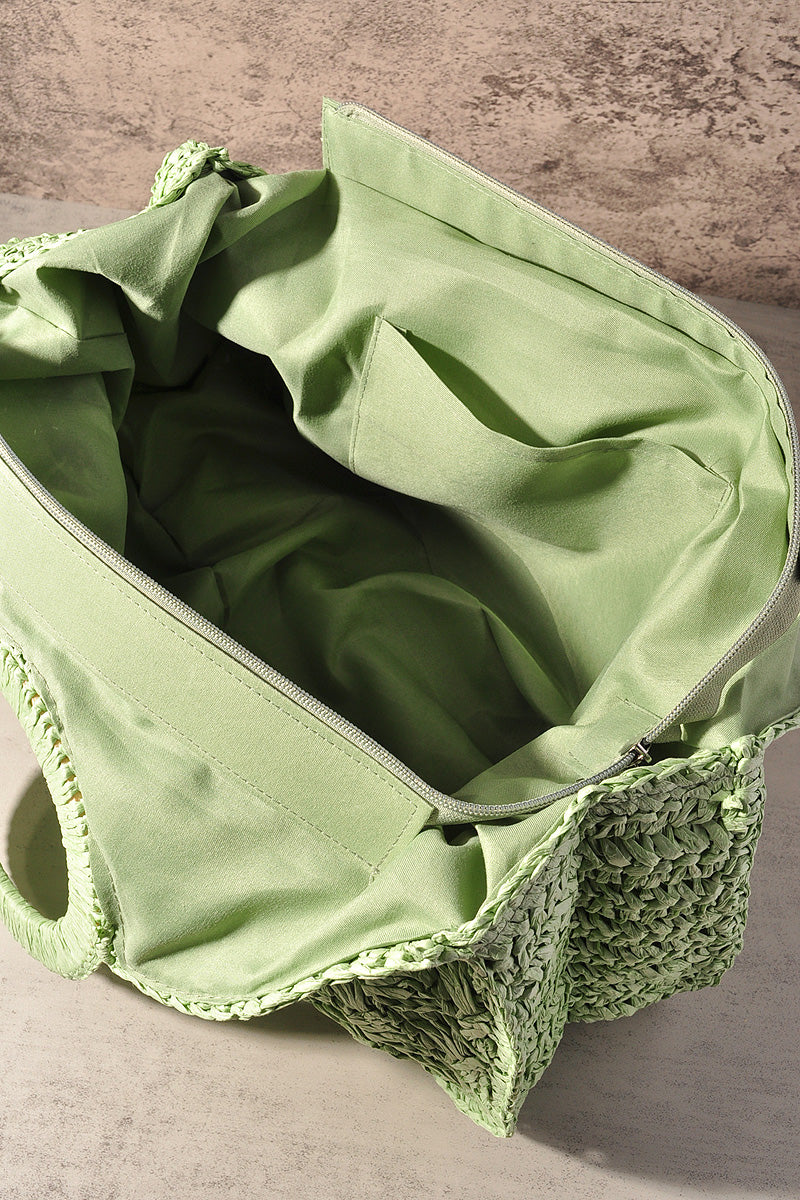 Straw Tote Bag