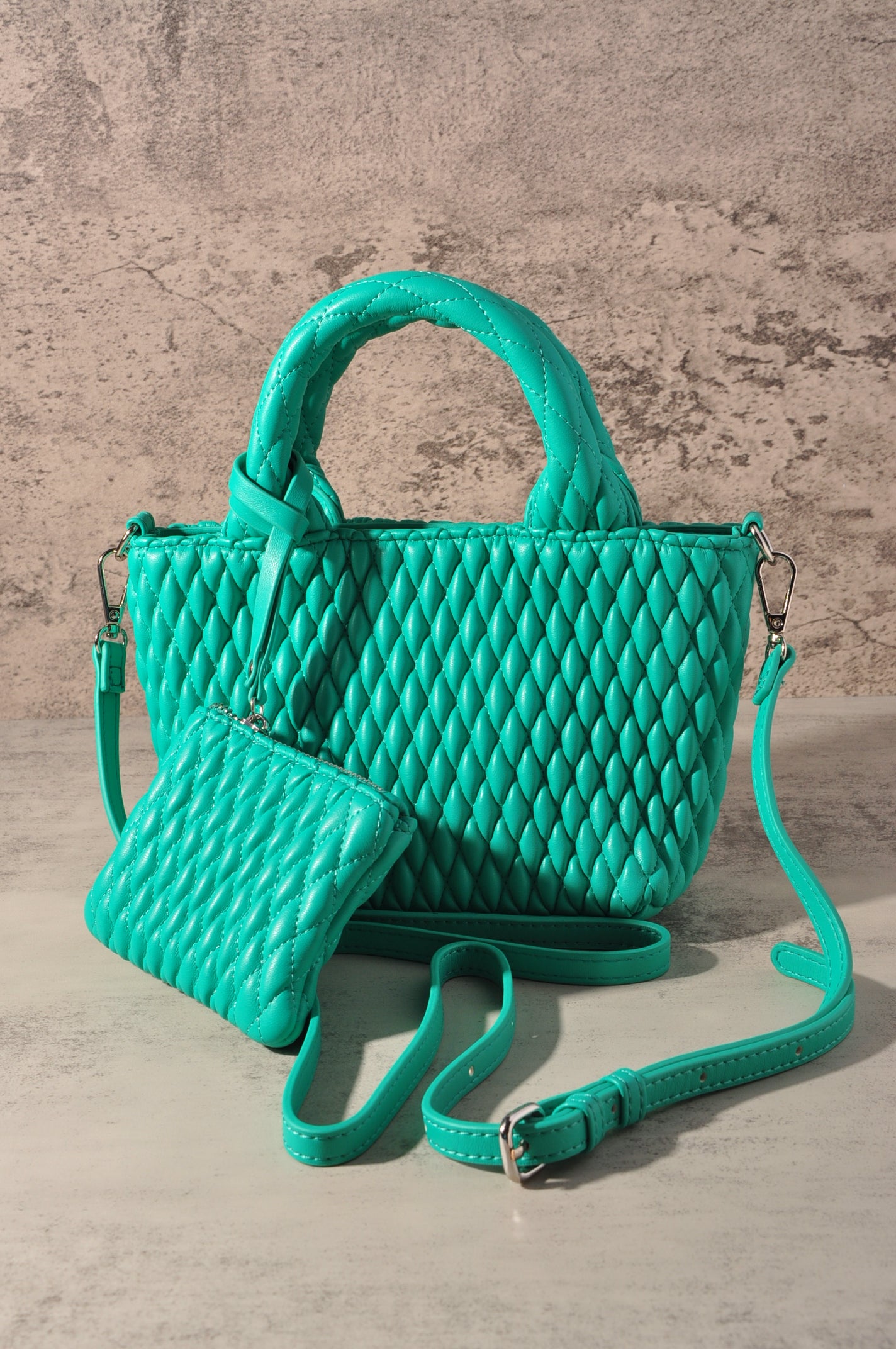Leather Crossbody & Tote Handbag