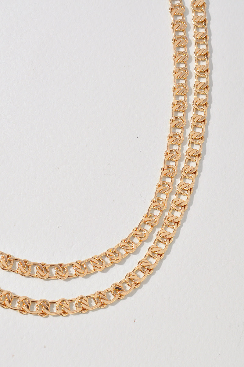 METAL LAYERED NECKLACE