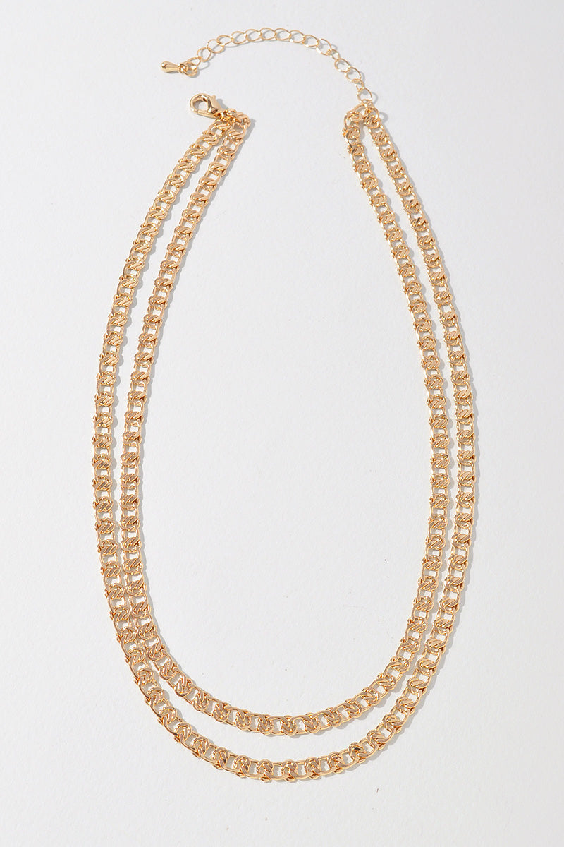 METAL LAYERED NECKLACE
